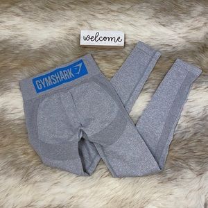 Gymshark flex high waist leggings light grey/blue